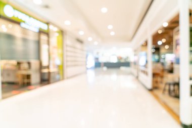 Özgeçmiş için soyut bulanık alışveriş merkezi