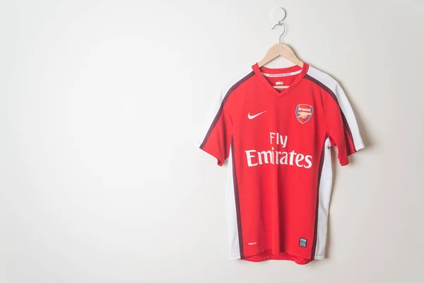 Bangkok Tailândia Janeiro 2022 Arsenal Retro Shirt Home Jersey Temporada — Fotografia de Stock