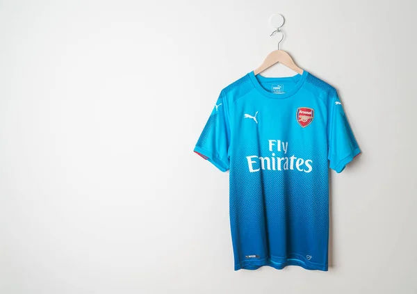 Bangkok Thajsko Ledna 2022 Arsenal Retro Tričko Pryč Dres Sezóna — Stock fotografie