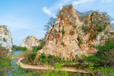 Tayland, Ratchaburi 'deki Khao Gnu Taş Parkı