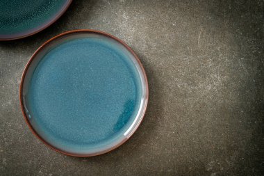 boş güzel ve eski seramik plaka kopya alanı ile