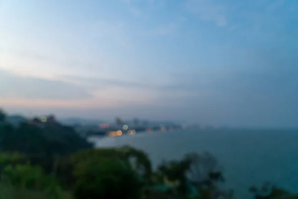 以海滨为背景的华欣市 — 图库照片
