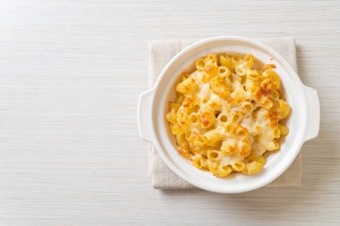 Peynirli makarna, peynirli peynirli makarna, Amerikan usulü.