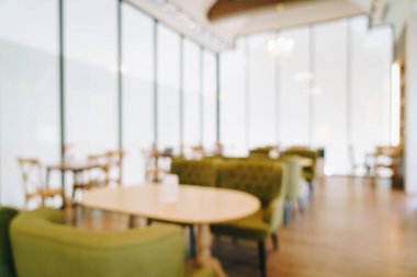 Arka plan için soyut bulanık kahve dükkanı ve restoran
