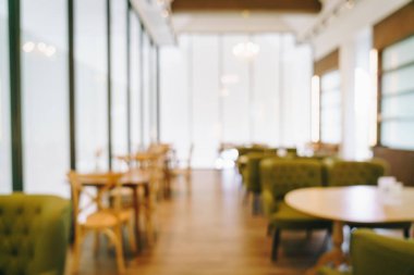 Arka plan için soyut bulanık kahve dükkanı ve restoran
