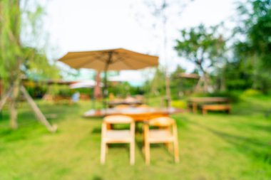 Açık restaurant için arka plan bulanıklık