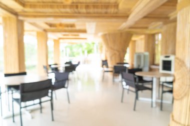 Arka plan için soyut bulanık kahve dükkanı ve restoran