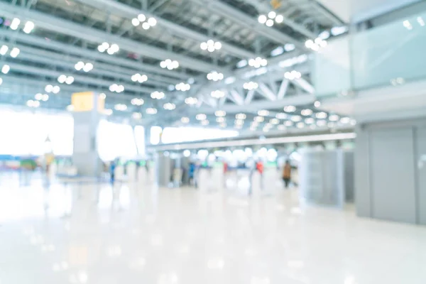 Abstract Blur Defocused Airport Terminal Background — Stock Photo, Image