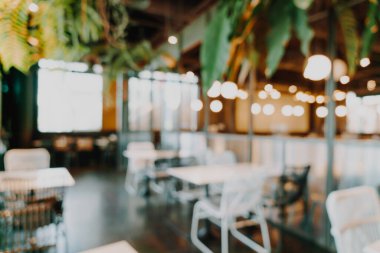 soyut bulanık kahve dükkanı ve arka plan için restoran - vintage efekt filtresi