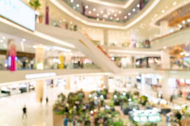 Soyut bulanık lüks alışveriş merkezi ve arka plan için perakende mağazası