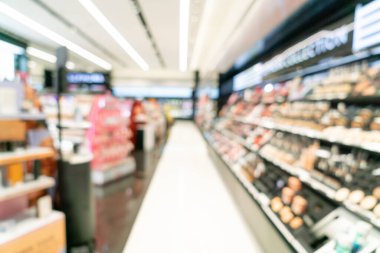 Soyut bulanık lüks alışveriş merkezi ve arka plan için perakende mağazası