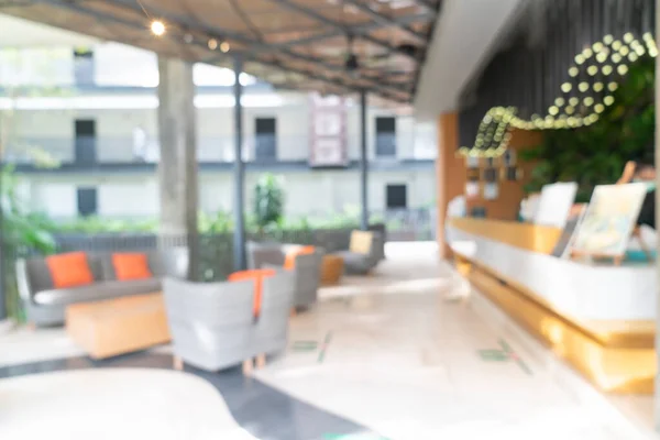 Abstract Blur Defocused Hotel Lobby Area Background — Stock Photo, Image