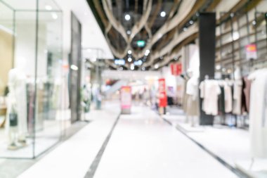 Soyut bulanık lüks alışveriş merkezi ve arka plan için perakende mağazası