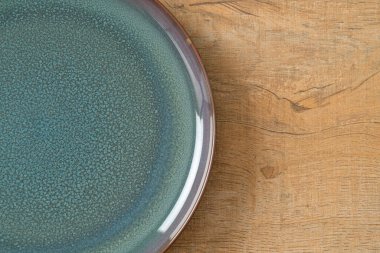 boş güzel ve eski seramik plaka kopya alanı ile