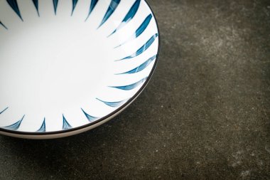 boş güzel ve eski seramik plaka kopya alanı ile