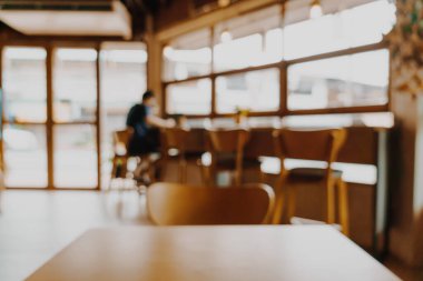 soyut bulanık kafeterya ve restoran arka plan ve duvar kağıdı için