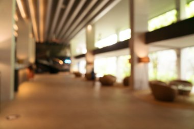 Özgeçmiş için soyut bulanık lüks otel lobisi