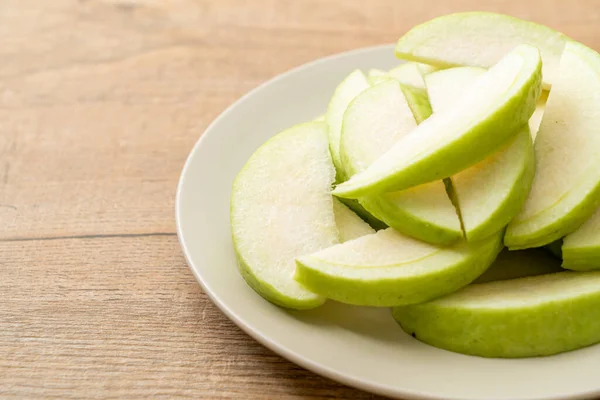 fresh guava fruits (tropical fruit) sliced