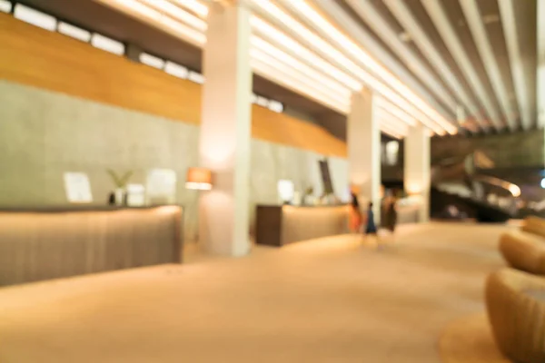 Abstrato Borrão Hotel Luxo Lobby Para Fundo — Fotografia de Stock