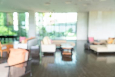 Özgeçmiş için soyut bulanık lüks otel lobisi
