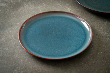 boş güzel ve eski seramik plaka kopya alanı ile