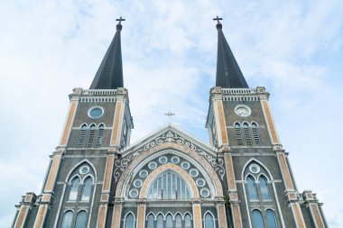 Beautiful Architecture Cathedral of the Immaculate Conception at Chanthaburi in Thailand