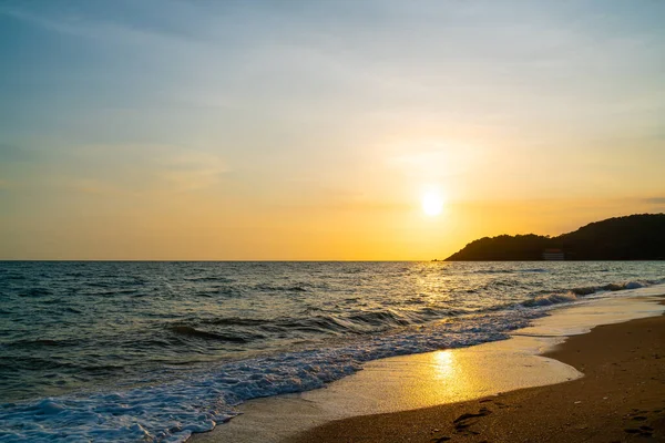 Beautiful Sea Beach Sunset Sunrise Time — Stock Photo, Image