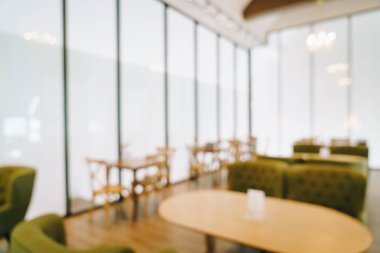Arka plan için soyut bulanık kahve dükkanı ve restoran