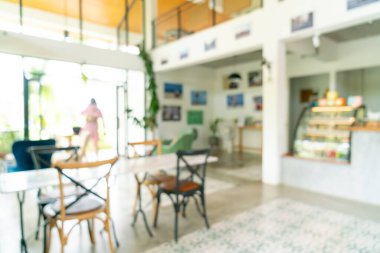 soyut bulanık kafeterya ve restoran arka plan ve duvar kağıdı için