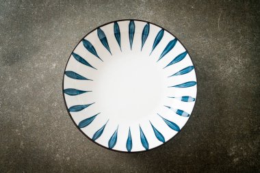 boş güzel ve eski seramik plaka kopya alanı ile