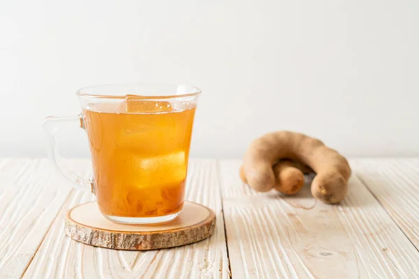 Delicious sweet drink tamarind juice and ice cube - healthy drink style
