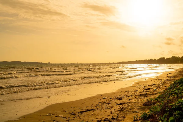 Beautiful Sea Beach Sunset Sunrise Time — Stock Photo, Image