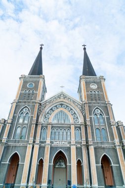 Beautiful Architecture Cathedral of the Immaculate Conception at Chanthaburi in Thailand