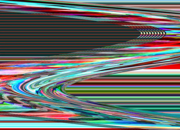 Retro Grunge Glitch background Computer Technical problem screen error Digital pixel noise abstract design Photo glitch and Television signal fail. Data decay — Stock Photo, Image