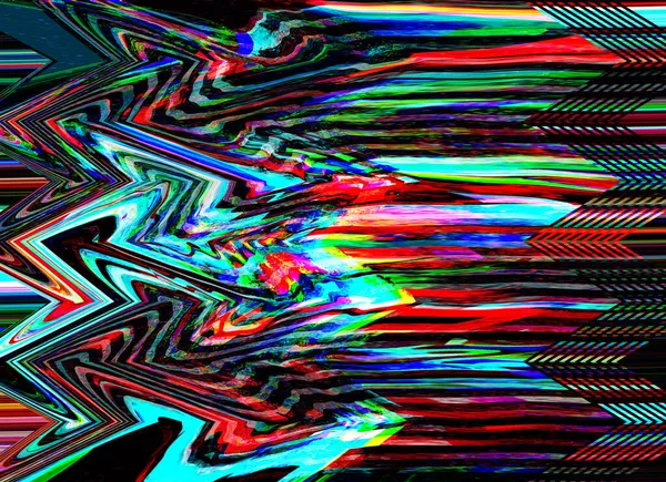 Glitch TV Digital Photo Screen Error background Błąd ekranu komputera Hałas pixel abstrakcyjny design Zdjęcie usterka Sygnał telewizyjny awaria Rozpad danych Problem techniczny grunge — Zdjęcie stockowe