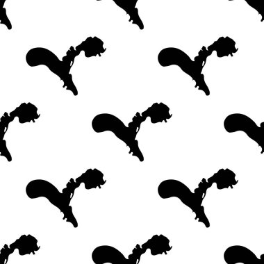 Siyah Renkli Minimalist Minimalist Geometrik Tasarım Vektörsüz Fırça Deseni. Çocuklar için Modern Grung Kolajı Kumaş ve Tekstil