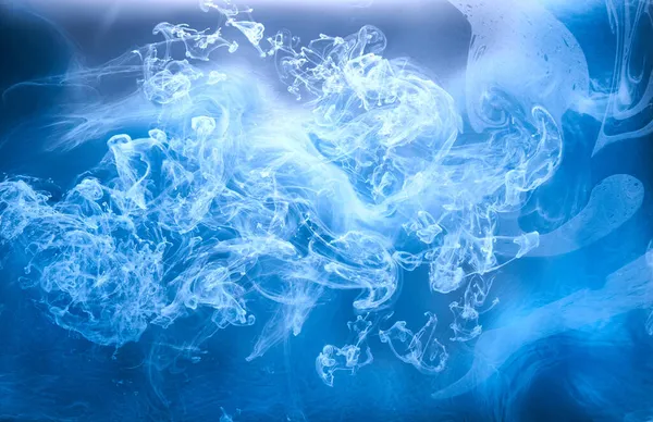 Abstract Blauwe Oceaan Zee Achtergrond Indigo Inkt Hemel Vloeibare Azuurblauwe — Stockfoto
