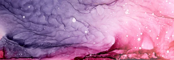 Abstract Roze Grijze Aquarelachtergrond Verf Vlekken Golvende Vlekken Het Water — Stockfoto