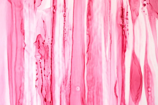 Abstract Roze Strepen Achtergrond Aquarel Inkt Behang Verf Vlekken — Stockfoto