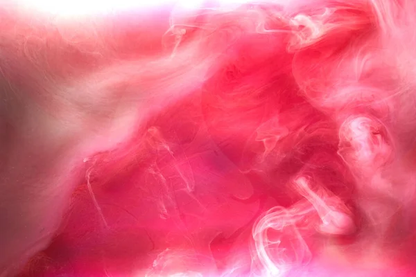 Рожевий Дим Чорнила Фон Барвистий Туман Абстрактний Обертовий Дотик Океанського — стокове фото
