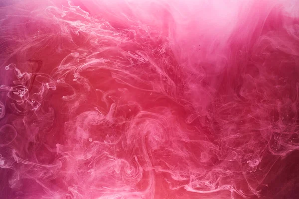 Fondo Tinta Humo Rosa Niebla Colorida Mar Abstracto Remolino Toque — Foto de Stock