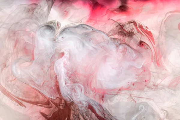 Arte Líquido Fluido Fondo Abstracto Pinturas Acrílicas Baile Rosa Bajo — Foto de Stock