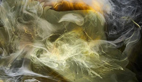 流体艺术的抽象背景 水下混合了跳舞的丙烯酸涂料 — 图库照片