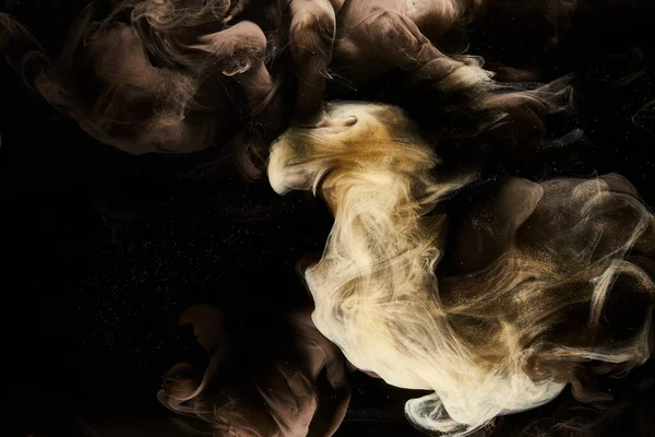 Рідке Рідинне Мистецтво Абстрактне Тло Темний Різнокольоровий Дим Танцює Акрилові — стокове фото