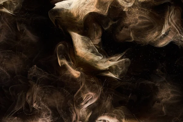 Flytande Flytande Konst Abstrakt Bakgrund Mörk Flerfärgad Rök Dans Akryl — Stockfoto