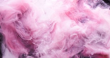 Pembe soyut arka plan, lüks duman, su altında akrilik boya patlama, kozmik girdap mürekkebi.