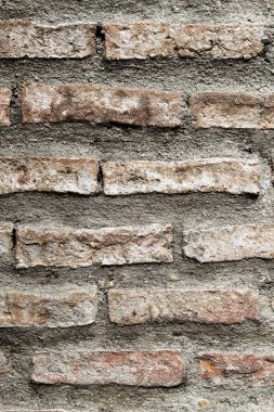 Tuğla duvarların dokusu                               