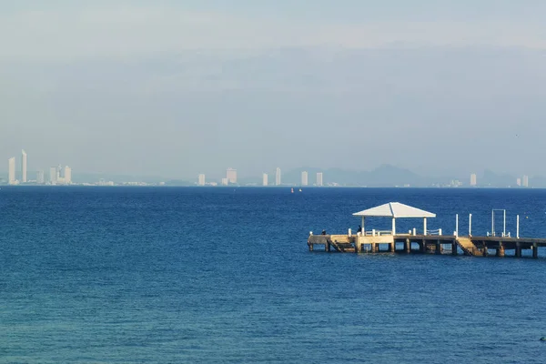 Tropical Beach Blue Sky Nature — Stock Photo, Image