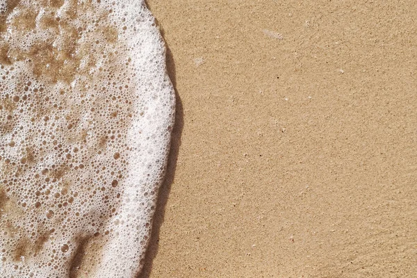 Vlna Moře Písečné Pláži — Stock fotografie