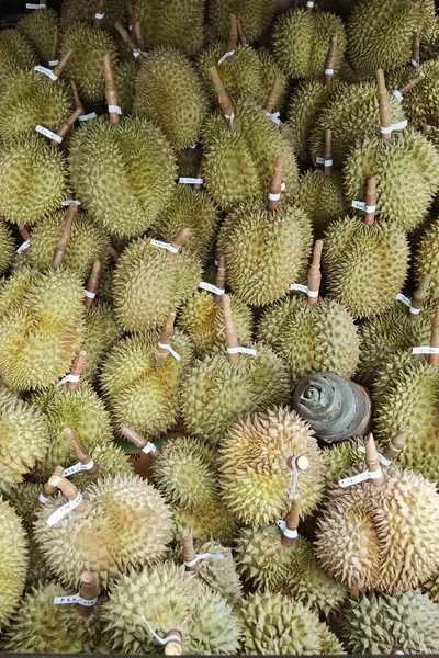 Horní Pohled Durian Ovoce Podlaze — Stock fotografie